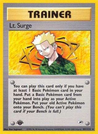 Lt. Surge (101) 101/132 - Gym Heroes Unlimited