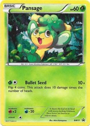 Pansage - BW11 BW11/101 - Black and White Promos Holofoil