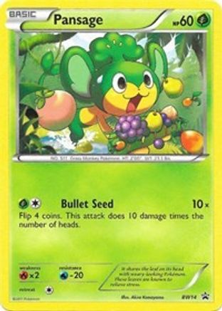 Pansage - BW14 BW14/101 - Black and White Promos