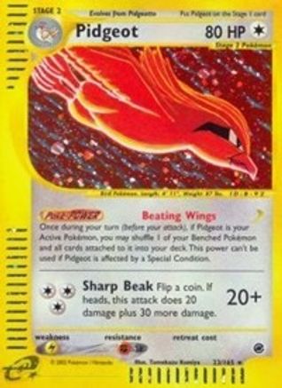 Pidgeot (23) 23/165 - Expedition Reverse Holofoil