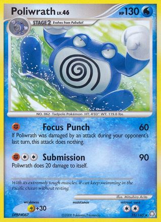 Poliwrath 35/146 - Legends Awakened Reverse Holofoil