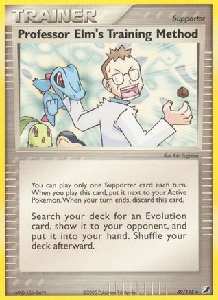 Professor Elm's Training Method 89/115 - Unseen Forces Reverse Holofoil