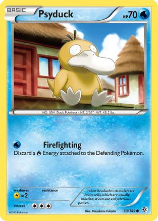 Psyduck (33) 33/149 - Boundaries Crossed Reverse Holofoil