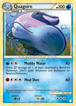 Quagsire 9/123 - HeartGold SoulSilver Holofoil