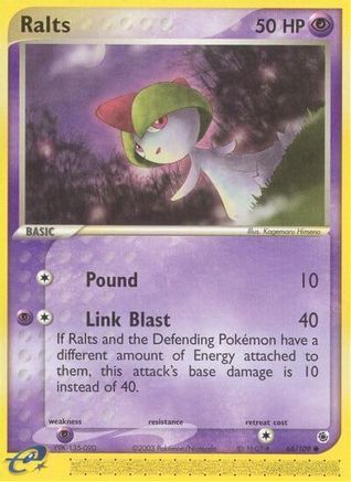 Ralts - 68/109 68/109 - Ruby and Sapphire Reverse Holofoil