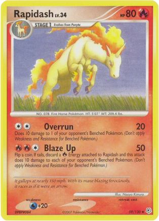 Rapidash 59/130 - Diamond and Pearl