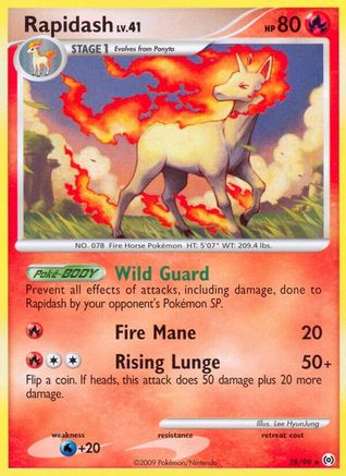 Rapidash (28) 28/99 - Arceus Reverse Holofoil