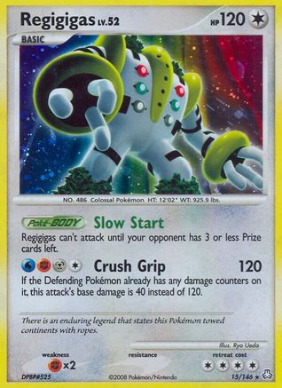 Regigigas (15) 15/146 - Legends Awakened Reverse Holofoil