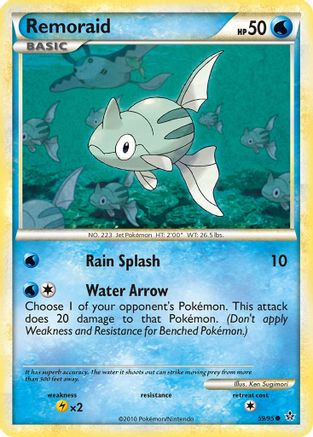 Remoraid 59/95 - Unleashed Reverse Holofoil