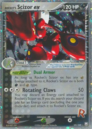 Rocket's Scizor ex 101/109 - Team Rocket Returns