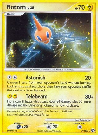 Rotom 7/106 - Great Encounters Reverse Holofoil