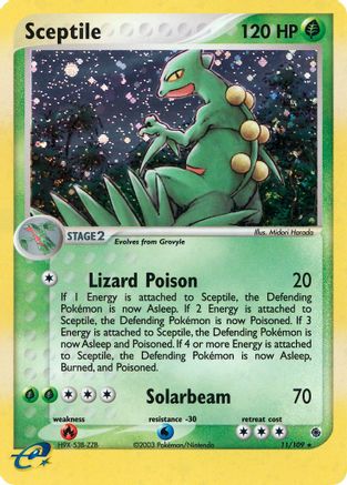 Sceptile - 11/109 11/109 - Ruby and Sapphire Reverse Holofoil