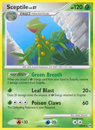 Sceptile (30) 30/99 - Arceus Reverse Holofoil
