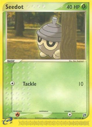 Seedot - 77/100 77/100 - Sandstorm Reverse Holofoil