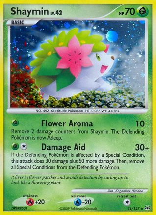 Shaymin (14) 14/127 - Platinum Reverse Holofoil