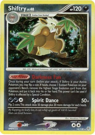 Shiftry 14/130 - Diamond and Pearl Holofoil