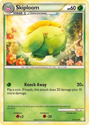 Skiploom 51/123 - HeartGold SoulSilver