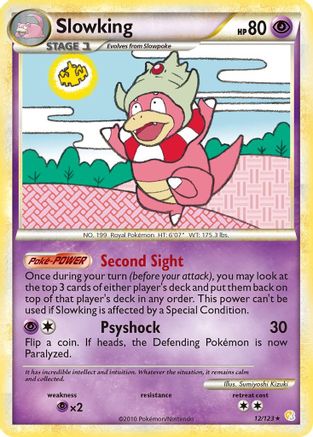 Slowking 12/123 - HeartGold SoulSilver Reverse Holofoil