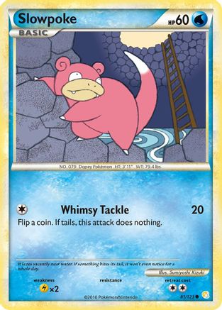 Slowpoke 81/123 - HeartGold SoulSilver