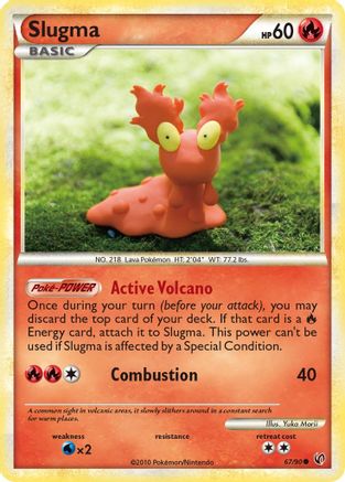 Slugma 67/90 - Undaunted Reverse Holofoil