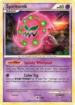 Spiritomb 10/102 - Triumphant Holofoil