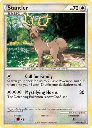 Stantler 64/95 - Unleashed Reverse Holofoil