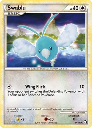 Swablu 78/102 - Triumphant Reverse Holofoil