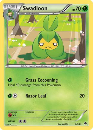Swadloon (6) 6/98 - Emerging Powers Reverse Holofoil