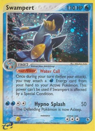 Swampert - 13/109 13/109 - Ruby and Sapphire Reverse Holofoil