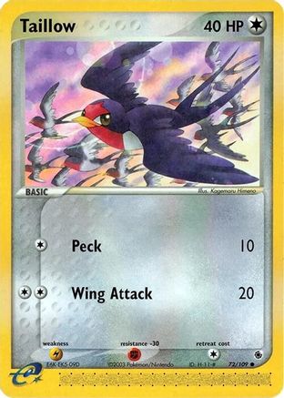 Taillow 72/109 - Ruby and Sapphire
