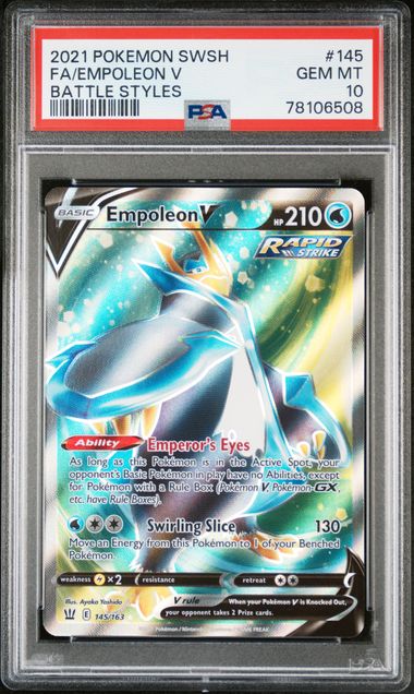 Empoleon V #145 PSA 10
