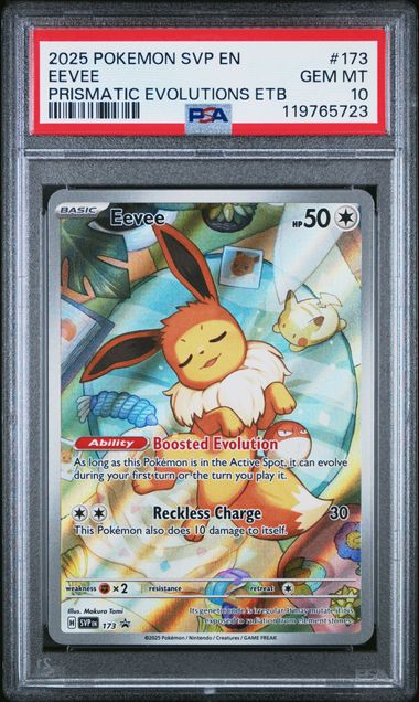 2025 POKEMON SVP EN-SV BLACK STAR PROMO #173 PSA 10