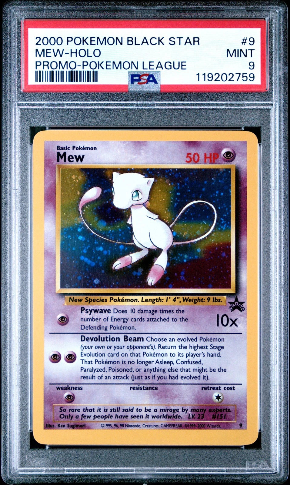 Mew #9 PSA 9