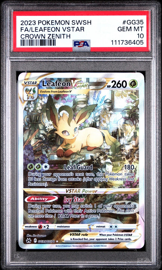 Leafeon VSTAR #GG35 PSA 10