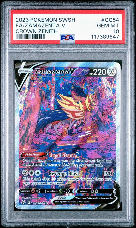 Zamazenta V #GG54 PSA 10