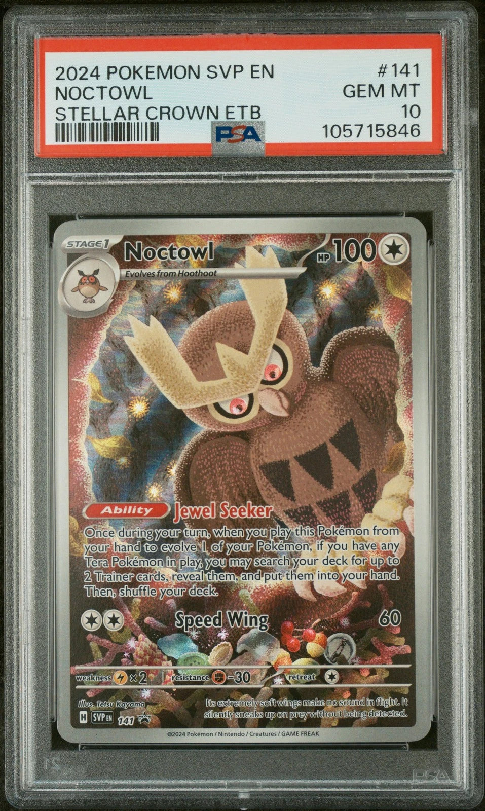 Noctowl #141 PSA 10