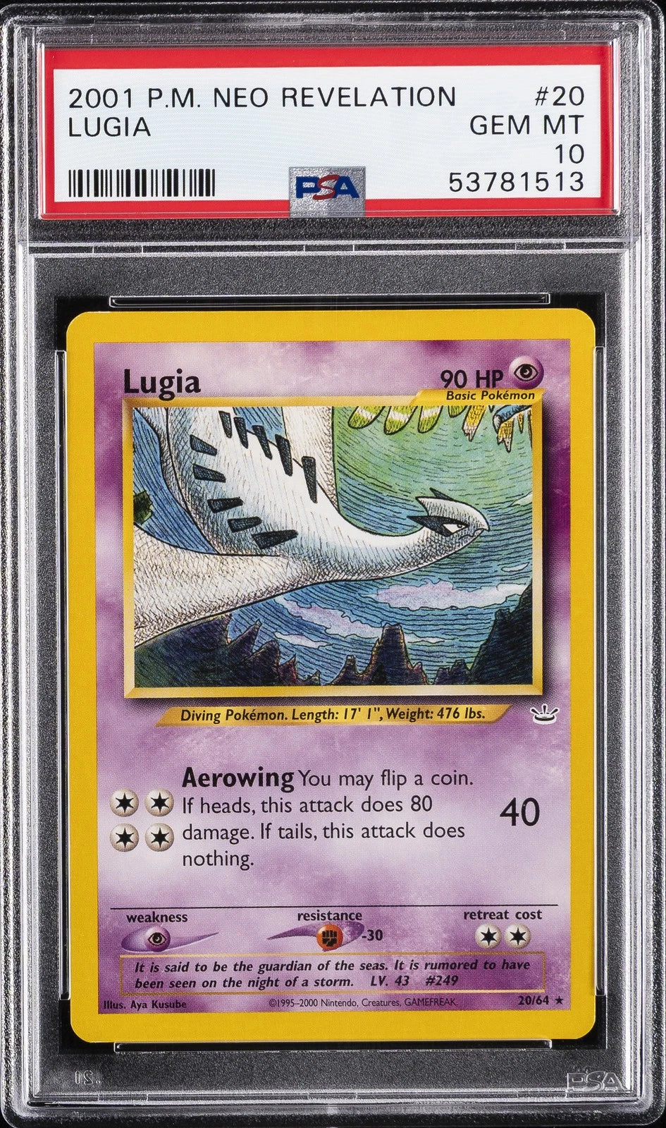 Lugia #20 PSA 10